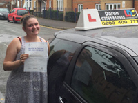 Lucy Scott 's Driving Test Pass Testimonial