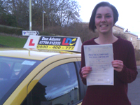 Jen Saxton's Driving Test Pass Testimonial