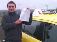 Luke Blackbourne's Driving Test Pass Testimonial