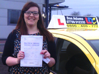 Maddie's Driving Test Pass Testimonial