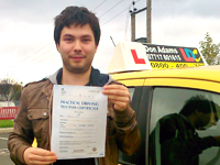 Sergey Tin's Driving Test Pass Testimonial