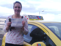 Sophie Scotter's Driving Test Pass Testimonial