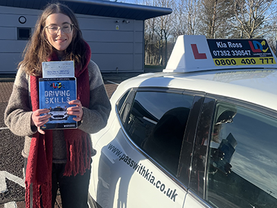 Freya Richardson's Driving Test Pass Testimonial
