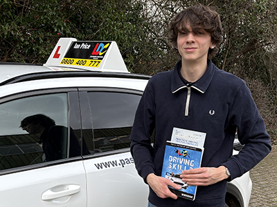 Oscar Ryder's Driving Test Pass Testimonial