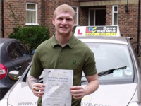 Brad - Camberley's Driving Test Pass Testimonial
