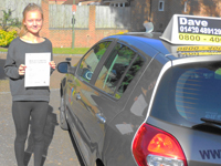 Ellie - Camberley's Driving Test Pass Testimonial