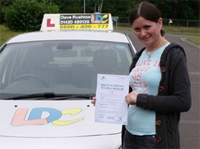 Jenna - Bordon's Driving Test Pass Testimonial