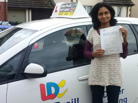 Thanushree's Driving Test Pass Testimonial