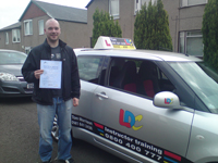 Andy Watt - Kingspark in Glasgow's Driving Test Pass Testimonial