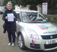 Kirstin Reynolds - Govanhill's Driving Test Pass Testimonial