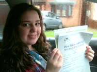 Laura Hadgett's Driving Test Pass Testimonial